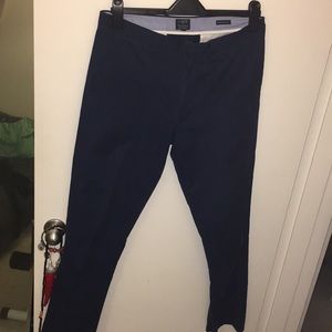 J CREW BLUE CHINOS 31x32